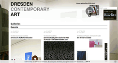 Desktop Screenshot of dresdencontemporaryart.com
